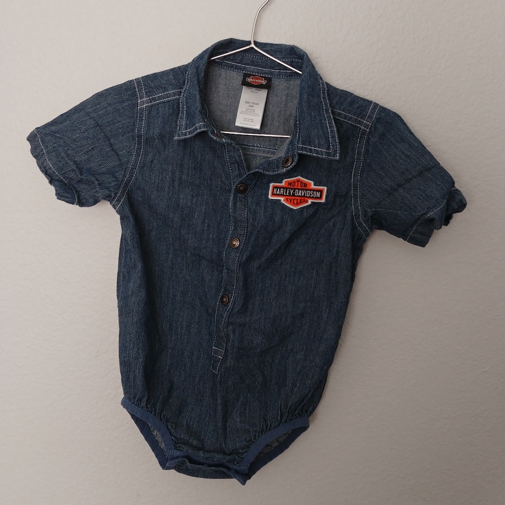 Harley-Davidson onesie